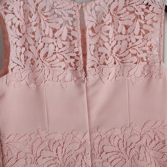 Jessica Howard Pink Sheath Lace Dress Lined Size all sales or final - Picture 4 of 16